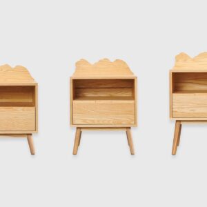 獅子山原木床頭櫃/角几